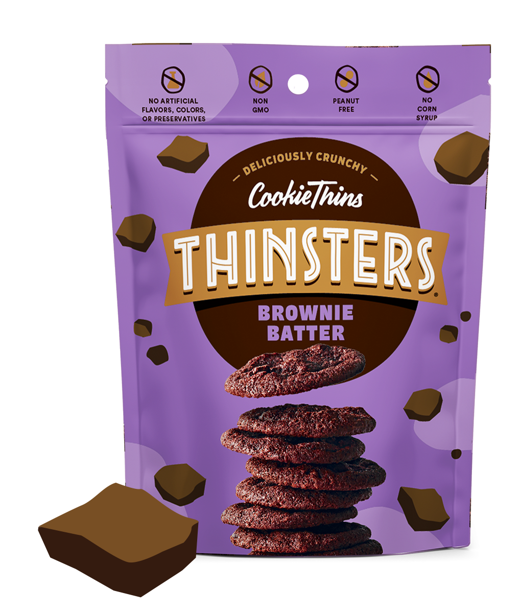 Thinsters Brownie Batter, 4 oz (6 pack)