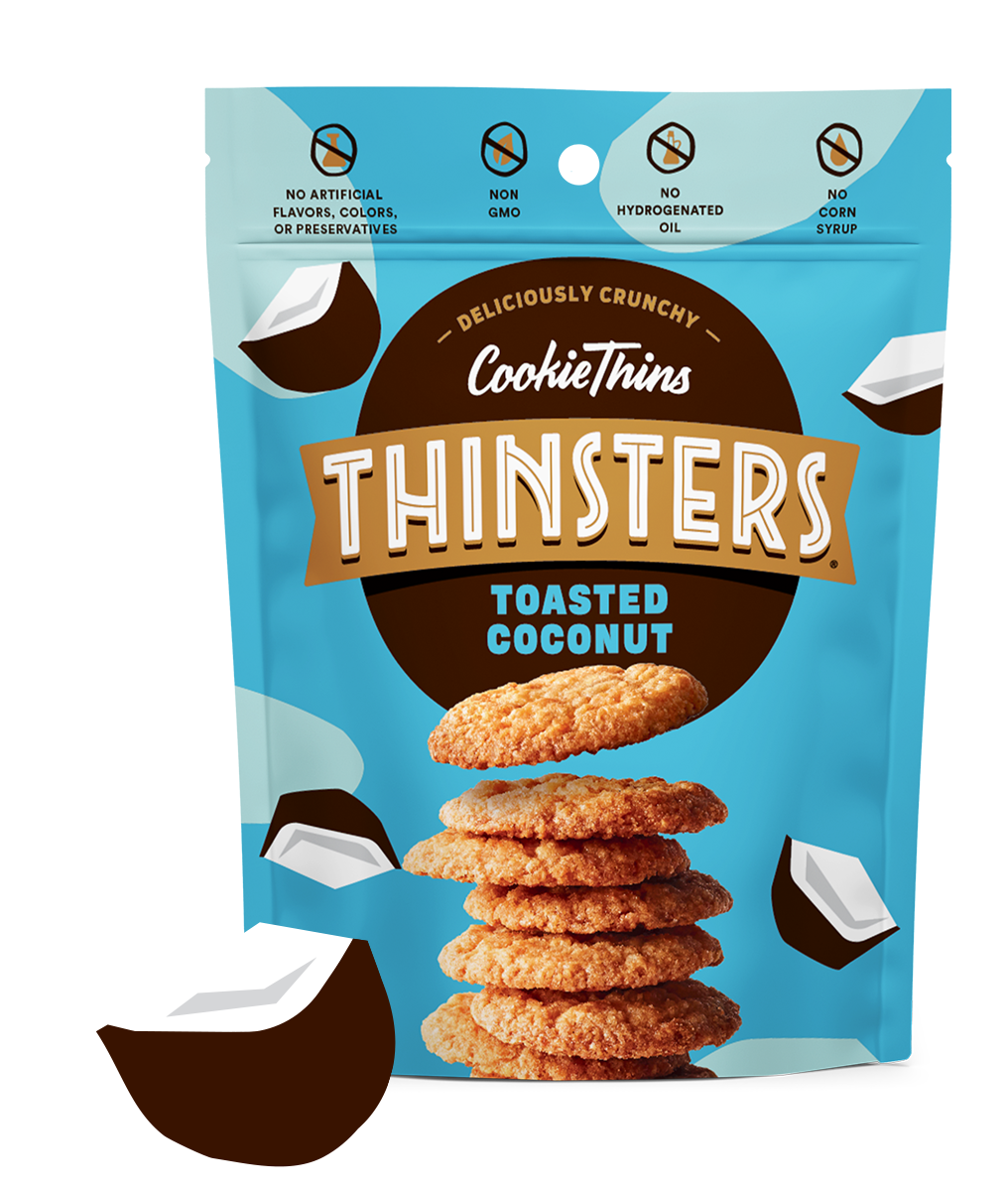 Thinsters Toasted Coconut, 4 oz (6 pack)