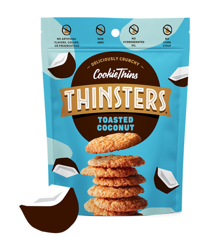  Thinsters Toasted Coconut, 4 oz (6 pack)